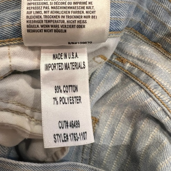 CITIZENS OF HUMANITY Sacha Wide Leg High Rise Crop Laguna Stripe Size 30 - Picture 15 of 16